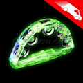 LED Tambourine 8" Green